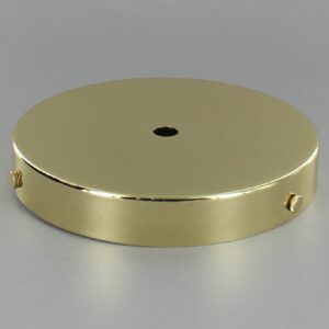 BRASS PLATED FINISH SCREW LESS FACE MOUNT CANOPY